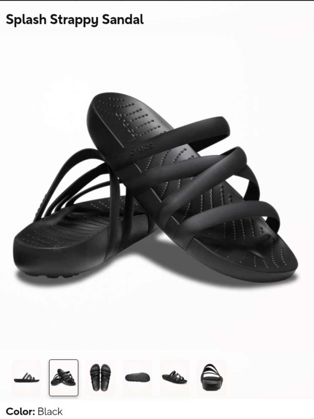 Crocs Splash Strappy Sandal Size: 9 NWT - Picture 2 of 6